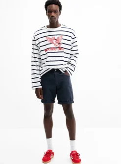 Cuffed 5-pocket short