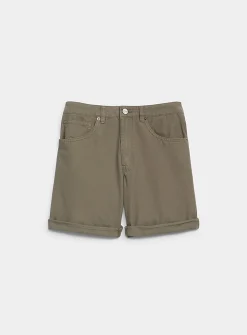 Cuffed 5-pocket short