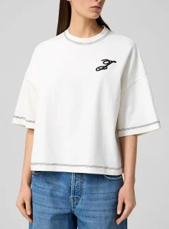 Cursive J loose T-shirt