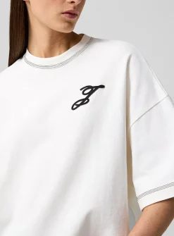 Cursive J loose T-shirt