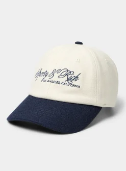Cursive lettering wool cap