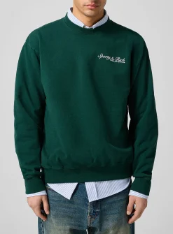 Cursive logo sweatshirt