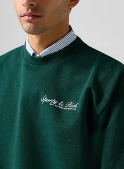 Cursive logo sweatshirt