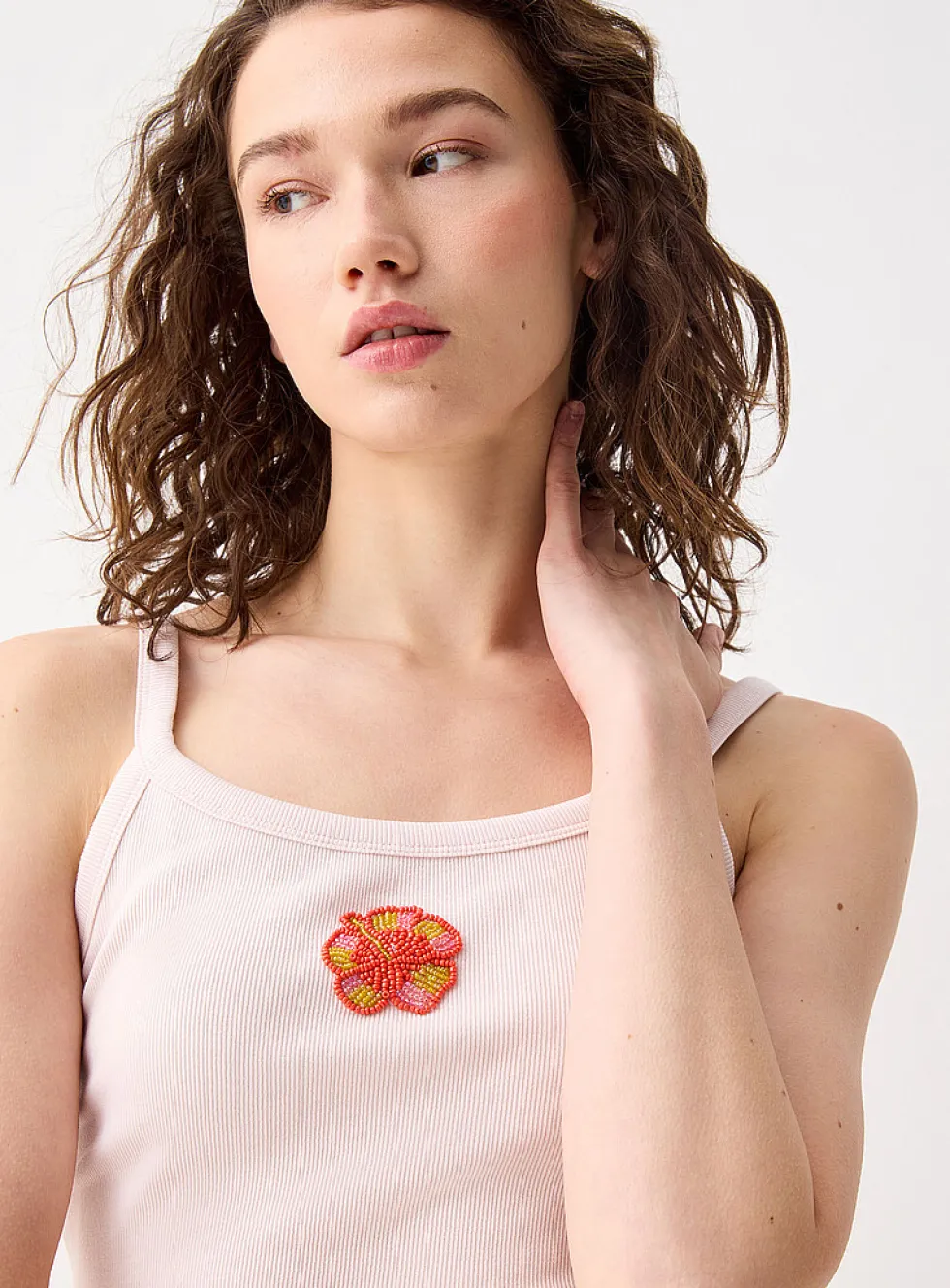 Cute beaded image cami