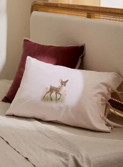 Cute fawn children's pillowcase