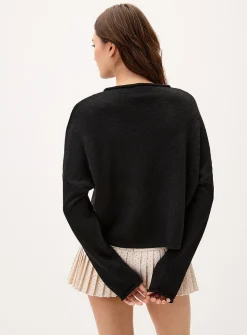 Cute iridescent buttons cardigan