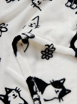 Cute kittens soft plush throw