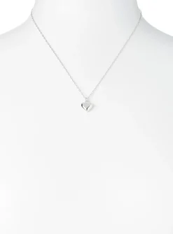 3D heart necklace