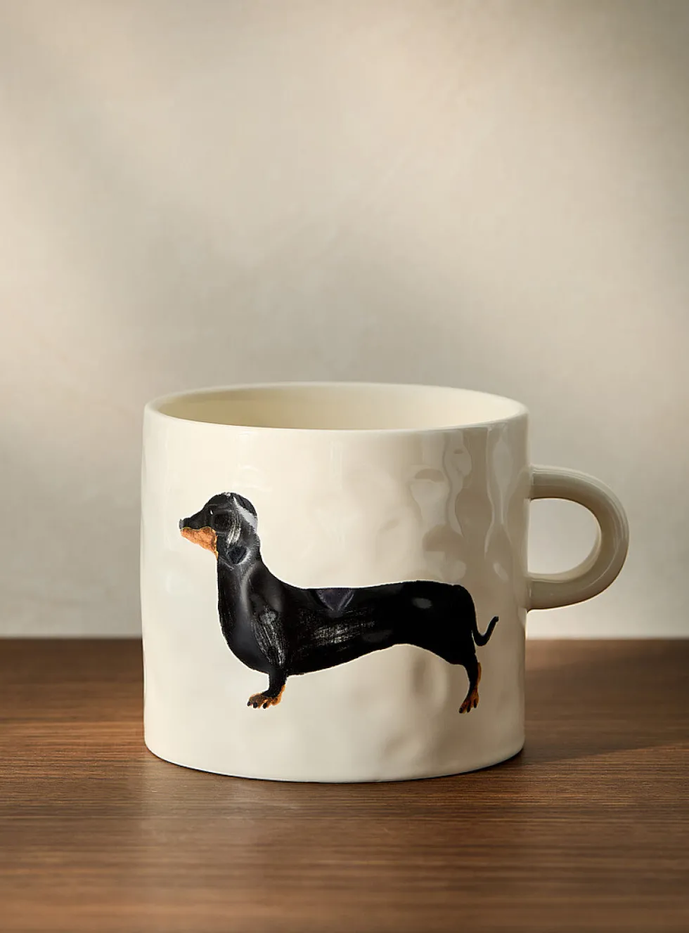 Dachshund embossed mug