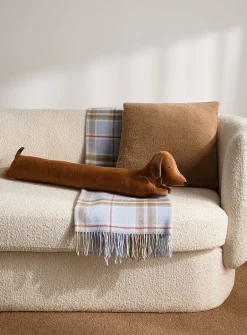 Dachshund long velvety cushion