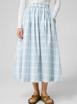 Dagny poplin skirt