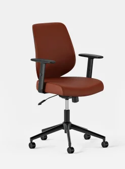 Daily vegan leather chair