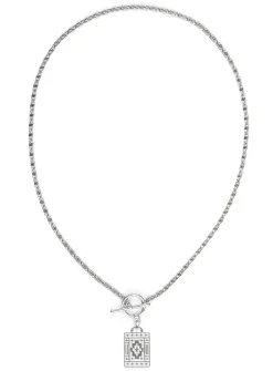 Damien silver necklace