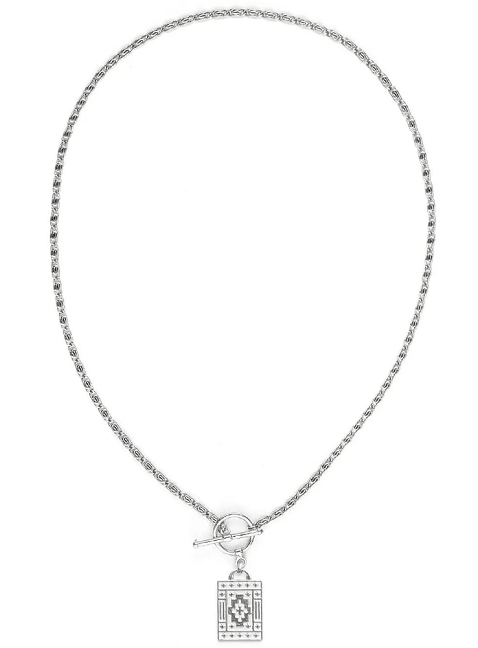 Damien silver necklace
