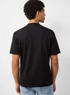 Dangen floral embroidery logo T-shirt