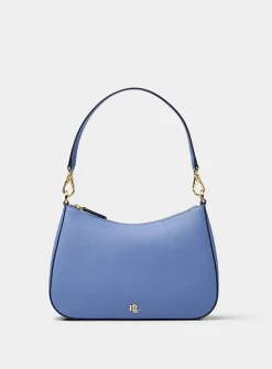 Danni textured leather crossbody bag