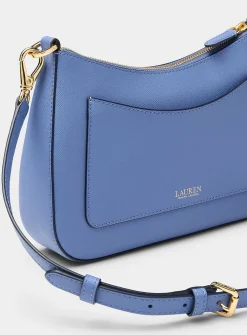 Danni textured leather crossbody bag