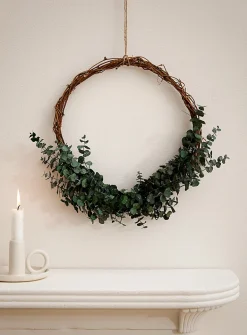 Daphnée dried plant wreath