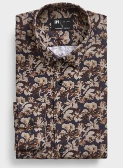 Dark floral shirt