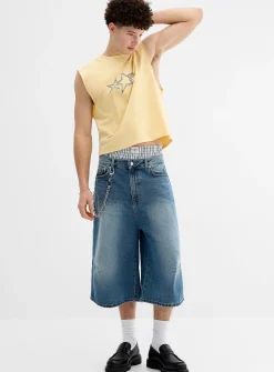 Darted-knee 16" jort