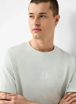 Darusi abstract floral logo T-shirt