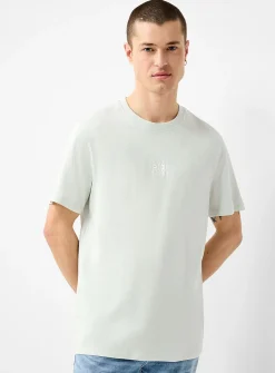 Darusi abstract floral logo T-shirt