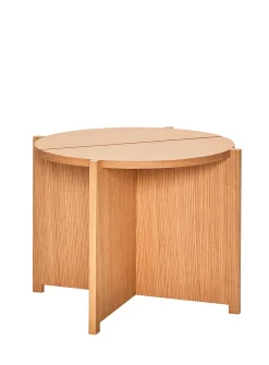 Dash natural wood side table