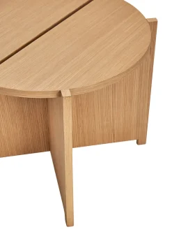 Dash natural wood side table