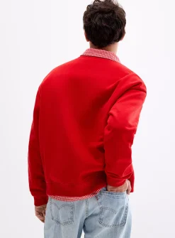 David embroidered clover sweatshirt