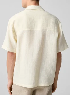 Dayot textured ecru shirt