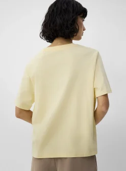 Decorated print loose boxy-fit T-shirt