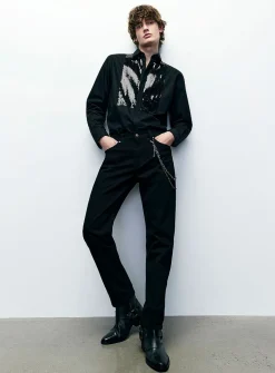 Deep-black 511 jean