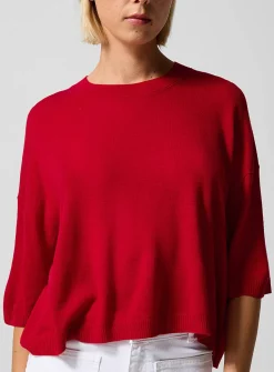 Deliah fine-knit loose sweater