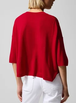 Deliah fine-knit loose sweater