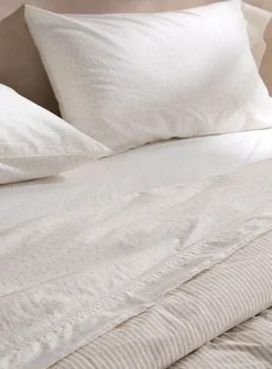 Delicate pattern pure organic cotton sheet set