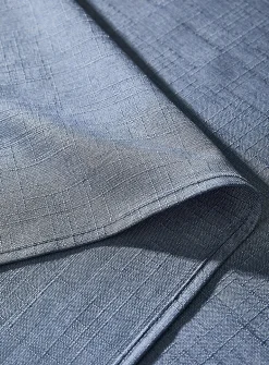 Denim blue textured tablecloth