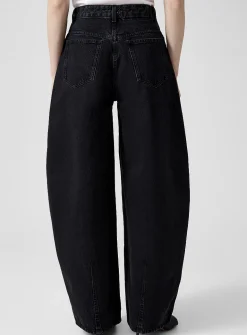 de-Nîmes Ovalo structured barrel jean