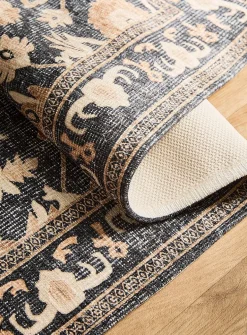Desert bloom print hallway rug