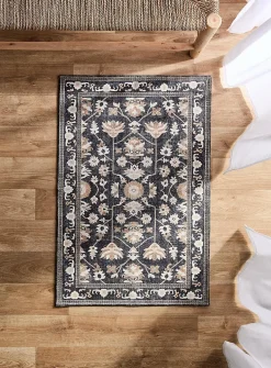 Desert bloom print rug