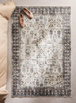 Desert night washable rug