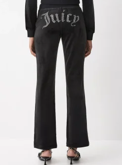Diamond logo velvet pant