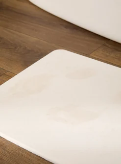 Diatomite bath mat