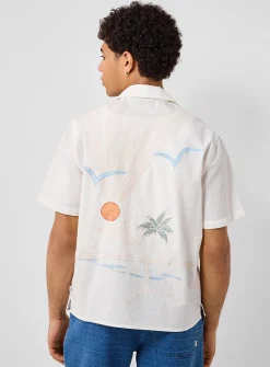 Didcot desert island embroidery shirt