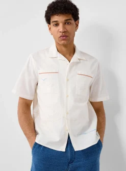Didcot desert island embroidery shirt