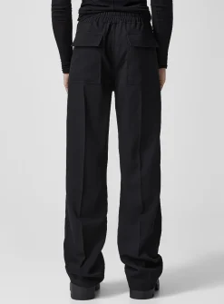 Dietrich drawstring virgin wool pant