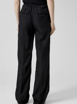 Dietrich pure virgin wool drawstring pant