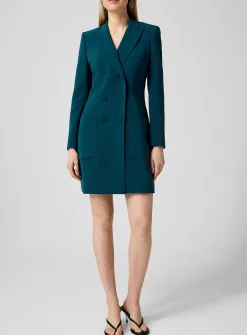 Digital blazer minidress