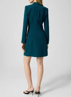 Digital blazer minidress