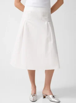 Dimi pockets midi skirt