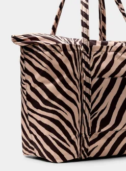 Dina patterned XL tote bag